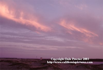 California Coast clouds sunset photos