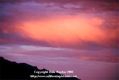 California coastal sunset Santa Monica Mountains stock photos